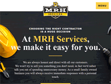 Tablet Screenshot of mrhservicesllc.com